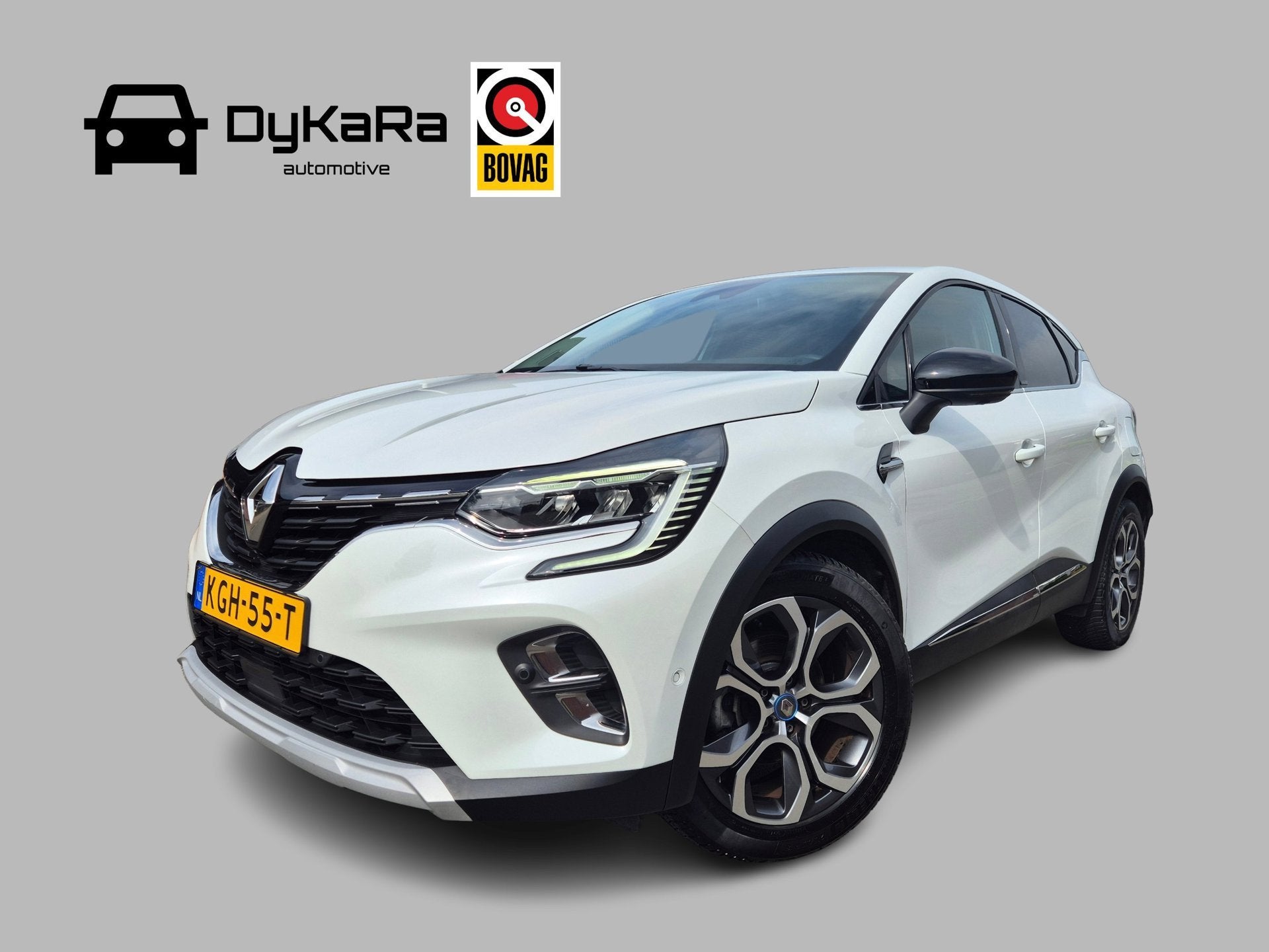 Renault CAPTUR 1.6 E-Tech Plug-in Hybrid 160 Intens Carplay,, Auto's, Renault, 77 km/l, Gebruikt, 4 cilinders, Leder en Stof