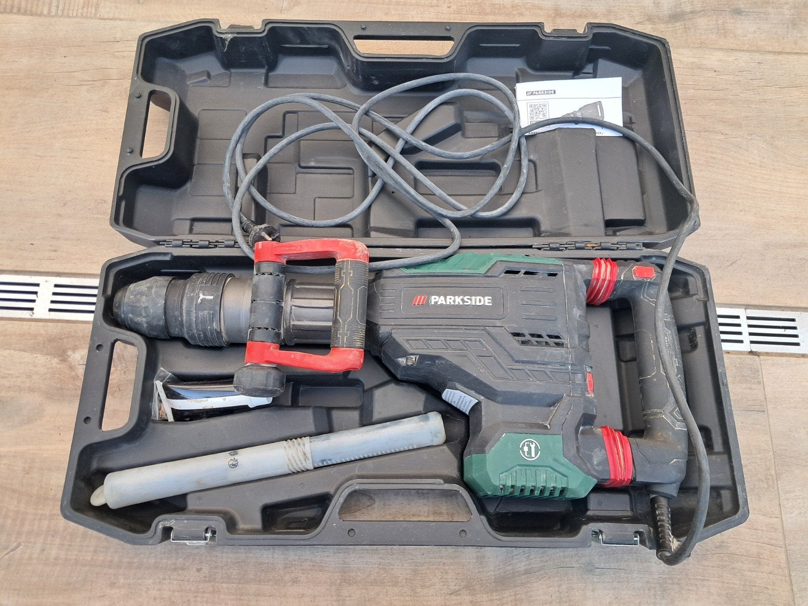 Parkside PAH 1700 C4 sloophamer met accessoires, Doe-het-zelf en Verbouw, Gereedschap | Overige machines, Gebruikt, Ophalen