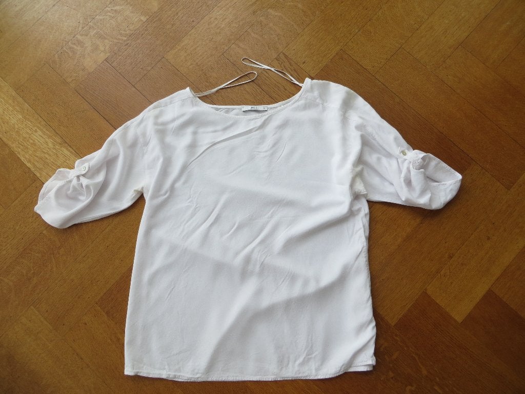 Esprit Top Blouse Wit Met mooie details Maat M, Maat 38/40 (M), Wit, Ophalen of Verzenden, Zo goed als nieuw