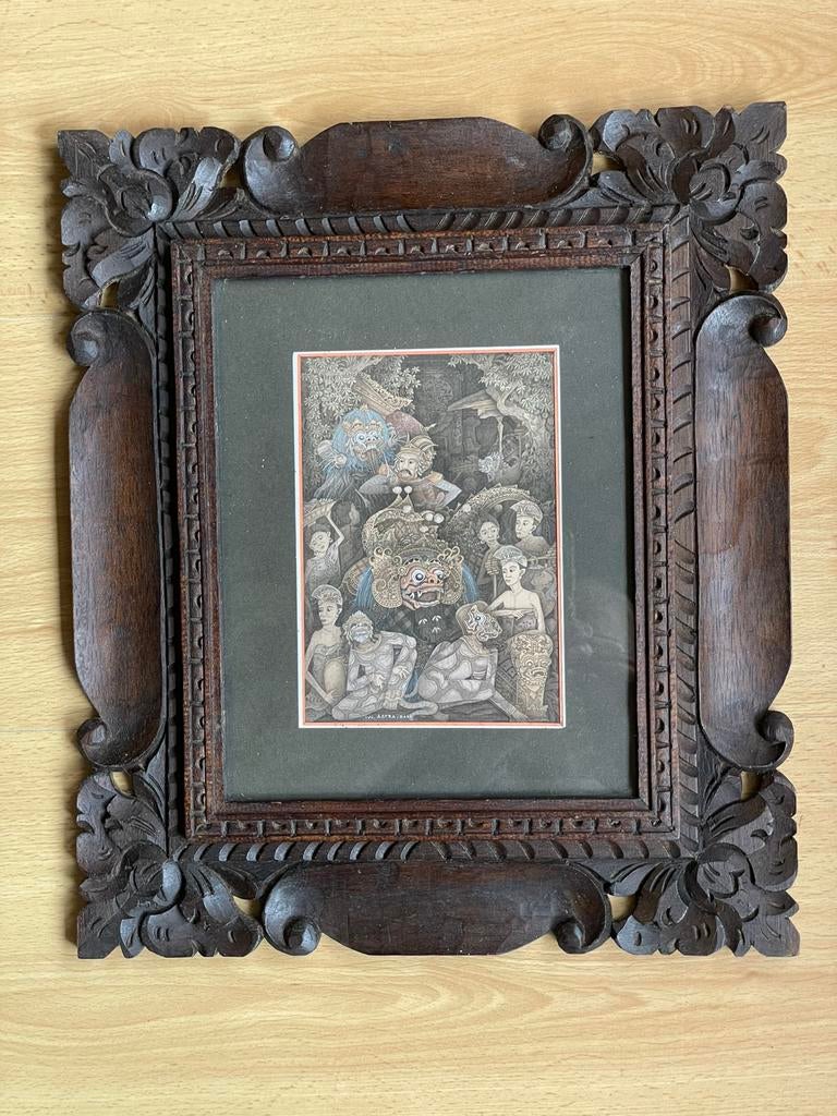 Kunstwerk uit Bali, Ophalen of Verzenden
