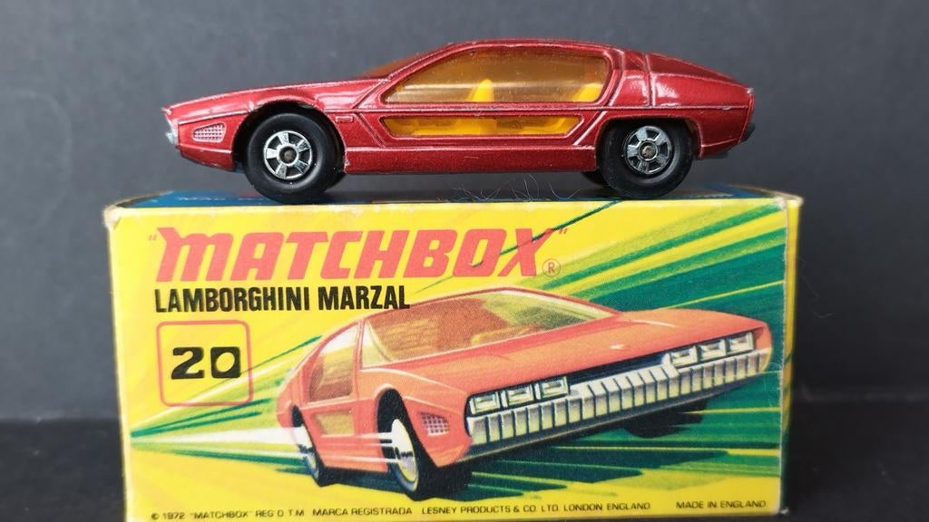 Lamborghini Marzal 1:64 Lesney Matchbox Superfast Pol, Gebruikt, Verzenden, ., Lesney Matchbox