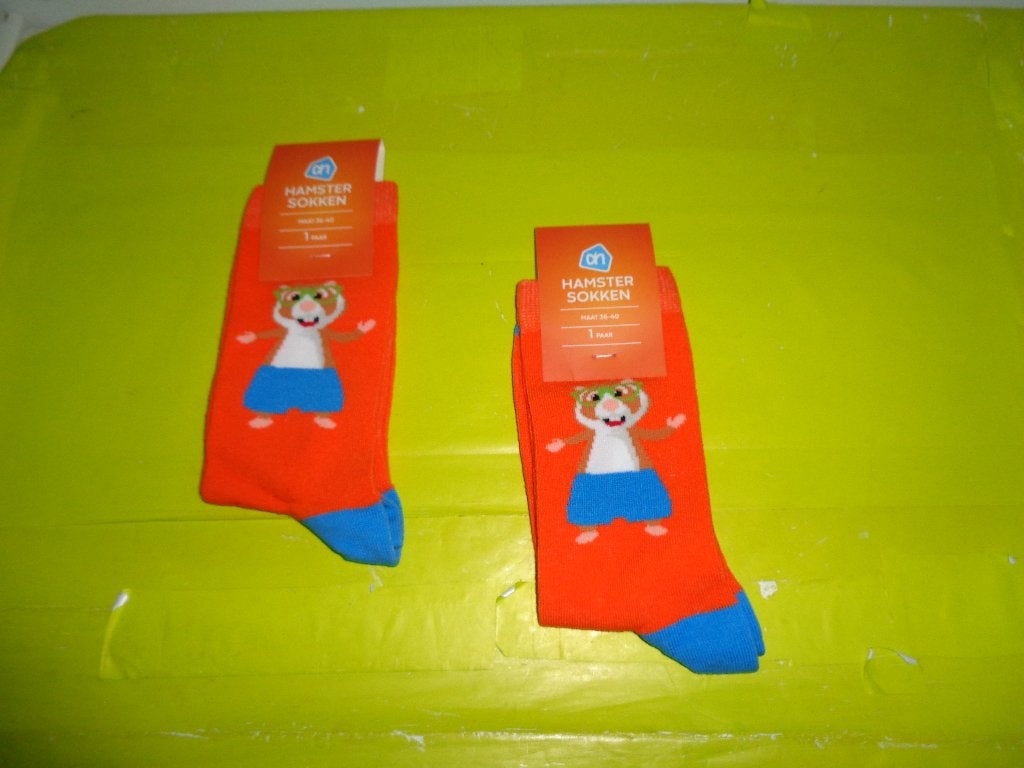 NIEUWE AH HAMSTER SOKKEN MAAT 36-40 €0,75 PER PAAR!, Verzamelen, Albert Heijn, Ophalen