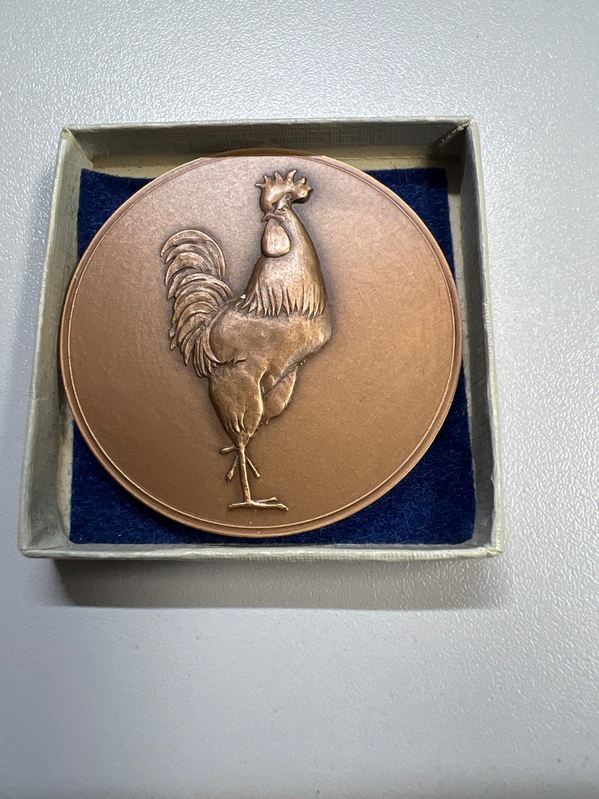 VARA Omroepvereniging 1925-1975 Bronzen Penning, Postzegels en Munten, Ophalen of Verzenden, Brons, Nederland