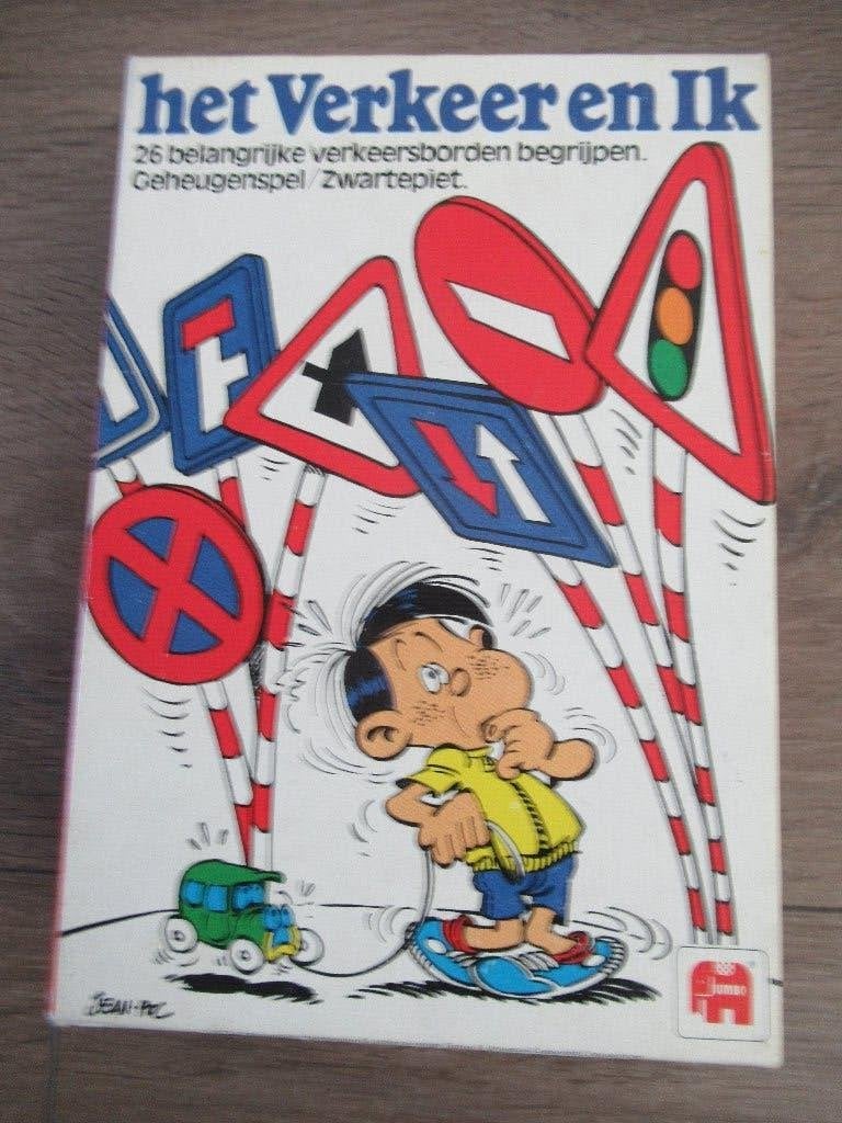 Het verkeer en ik spel/ Jumbo/ uit de jaren 80, Kinderen en Baby's, Speelgoed | Educatief en Creatief, Ophalen of Verzenden, Gebruikt