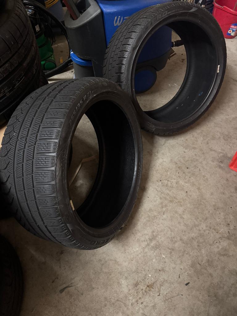 winterbanden 4x pirelli Breedset, Auto-onderdelen, Banden en Velgen, Ophalen, Gebruikt, Band(en), Personenwagen