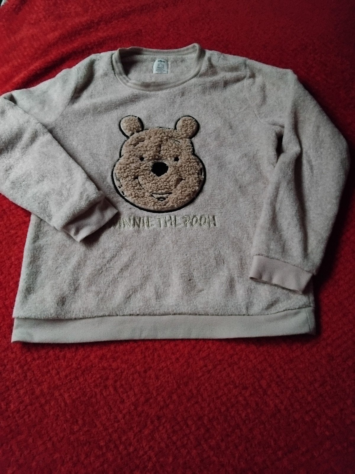 Zachte en warme Disney Winnie de Pooh sweater -maat ML, Maat 38/40 (M), Disney, Beige, Ophalen of Verzenden