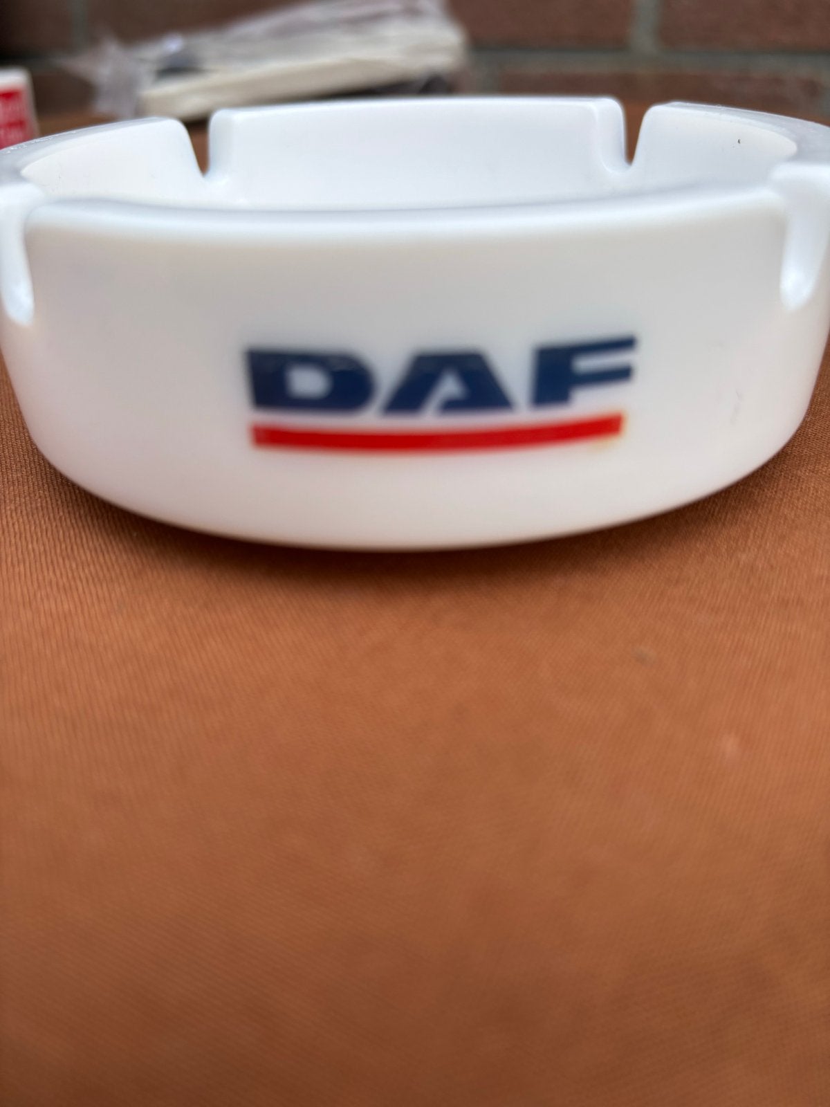 Witte DAF Asbak - Zo goed als nieuw, Ophalen of Verzenden, Zo goed als nieuw, Asbak