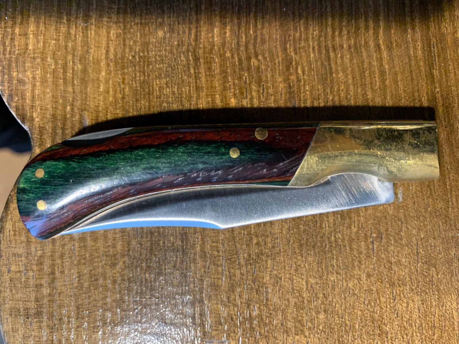 Nieto Zakmes met Houten Handvat en Messing Details, Ophalen of Verzenden, Nieuw