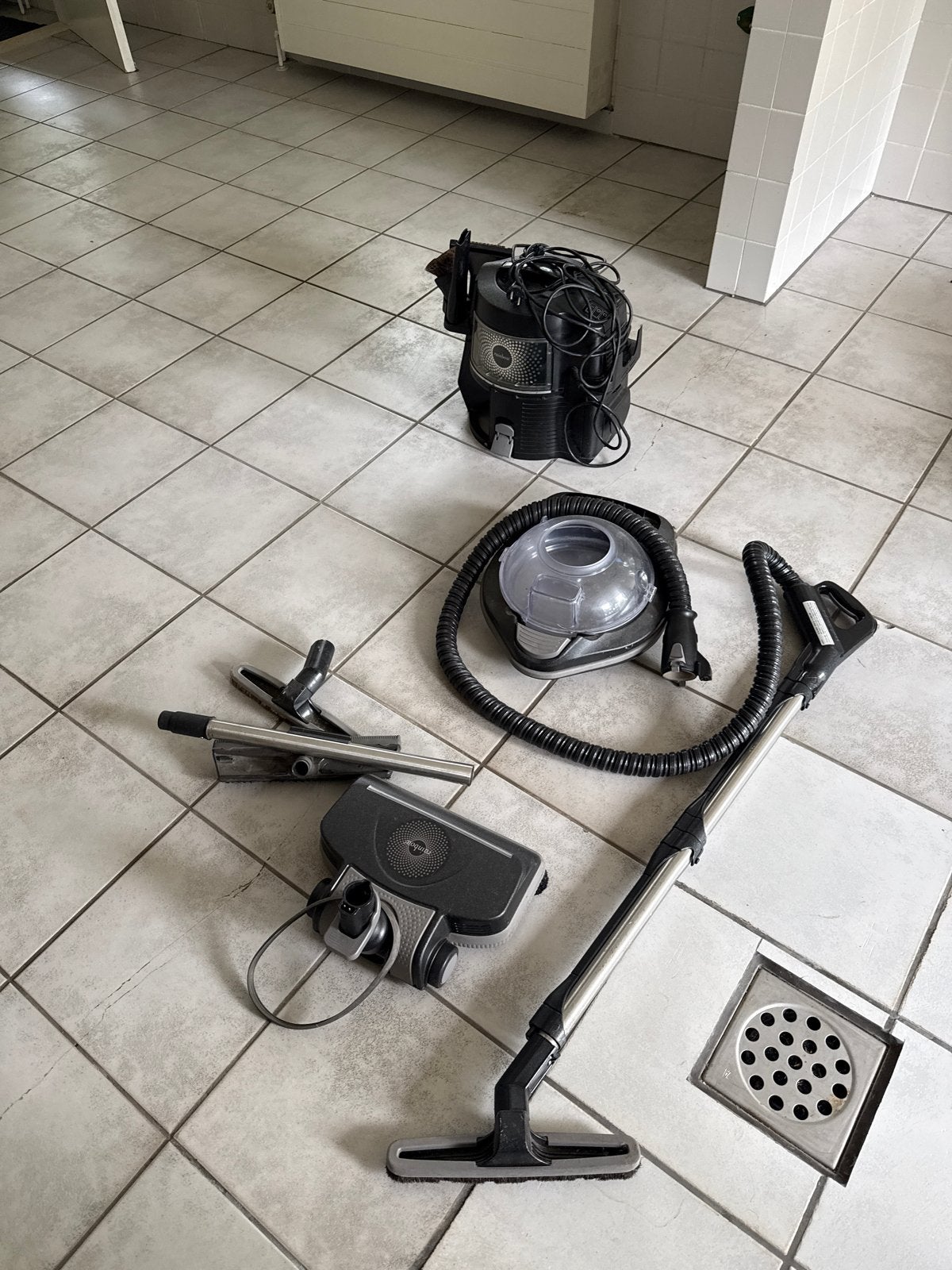 Rainbow hydrosysteem stofzuiger met accessoires, Ophalen