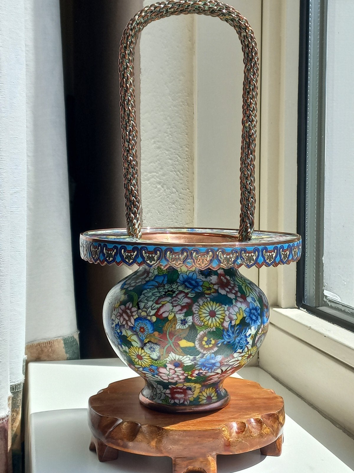 Chinees cloisonne chinese, Ophalen of Verzenden
