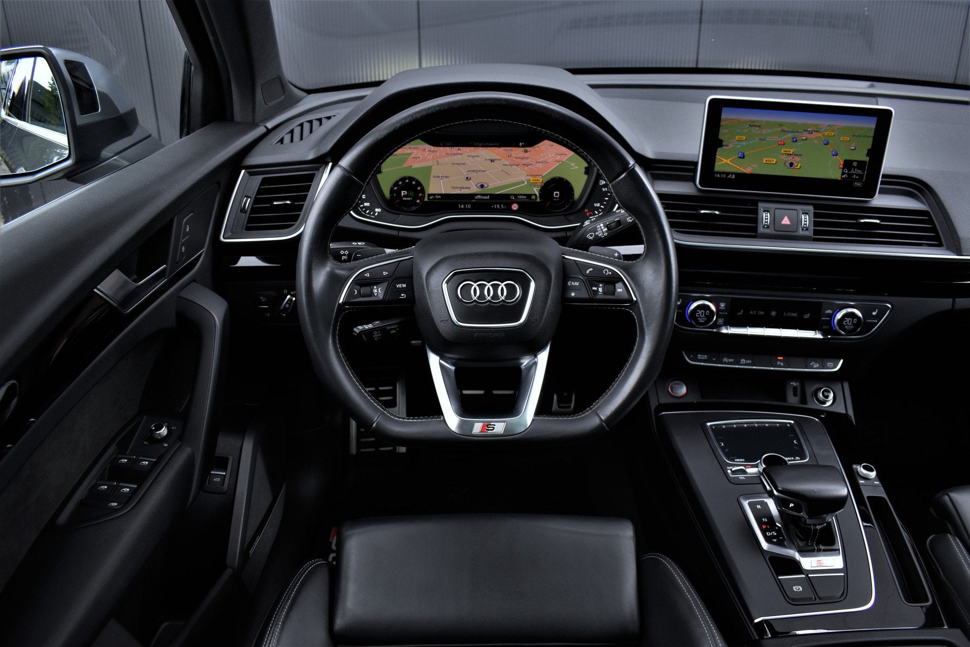 Audi Q5 3.0 TFSI SQ5 354pk Automaat Quattro Pano/B&O/RS Zete, Auto's, Automaat, Gebruikt, 2995 cc, Q5