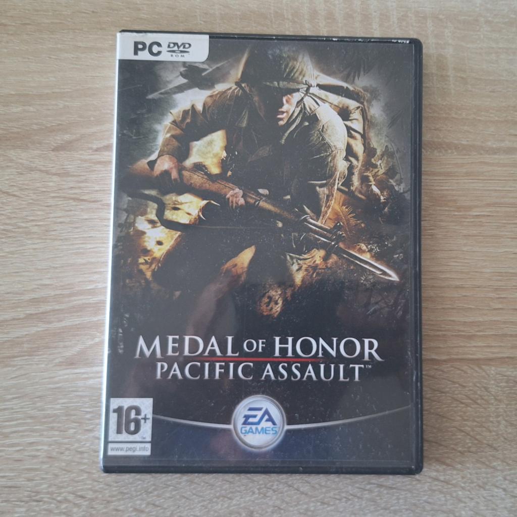 Medal of Honor Pacific Assault PC DVD-ROM, Spelcomputers en Games, Games | Pc, Online, Gebruikt, Shooter, 1 speler