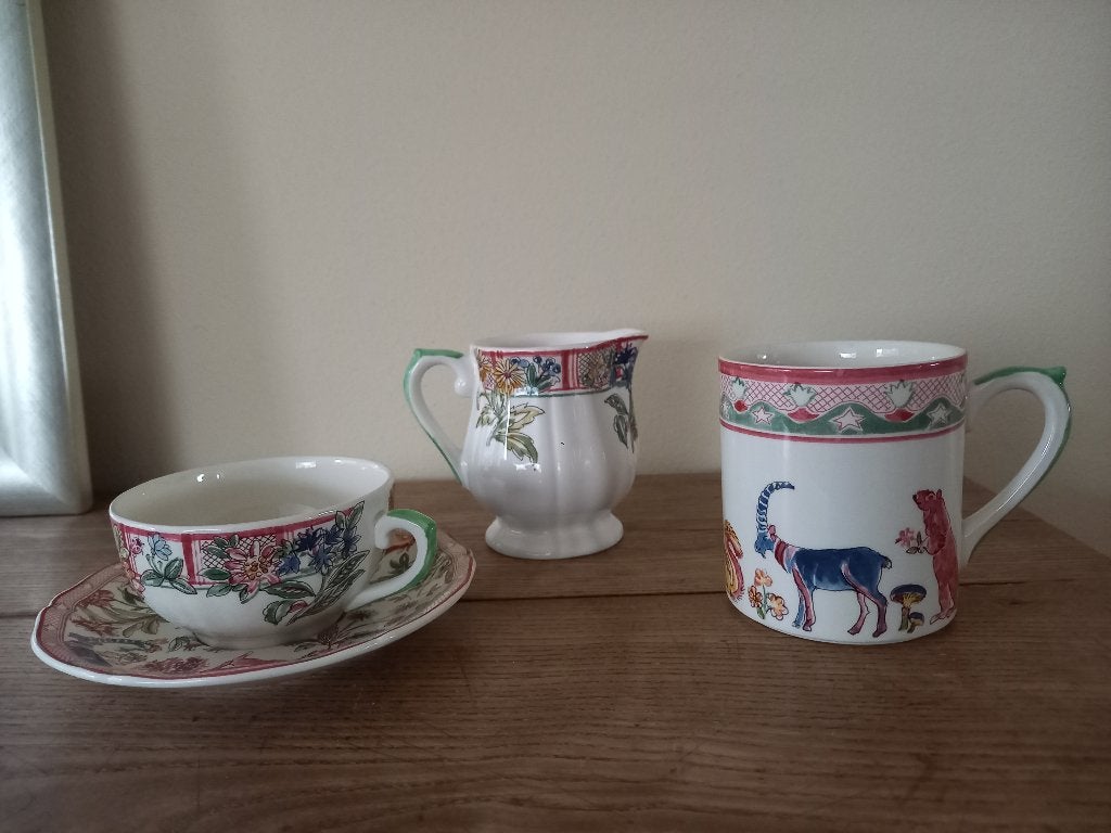 Gien Imaginaire, Huis en Inrichting, Keuken | Servies, Overige typen, Ophalen of Verzenden, Zo goed als nieuw, Overige stijlen