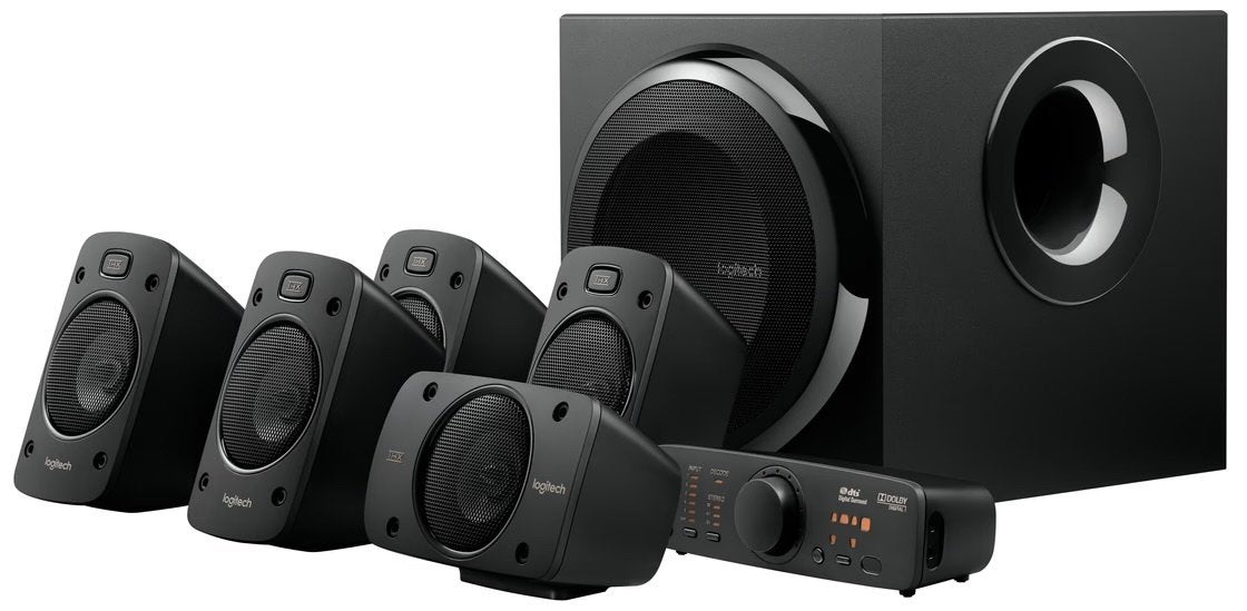 Logitech Z906 5.1 Surround Sound Systeem - THX Gecertificeer, Ophalen, Gebruikt, Speakers, Overige merken