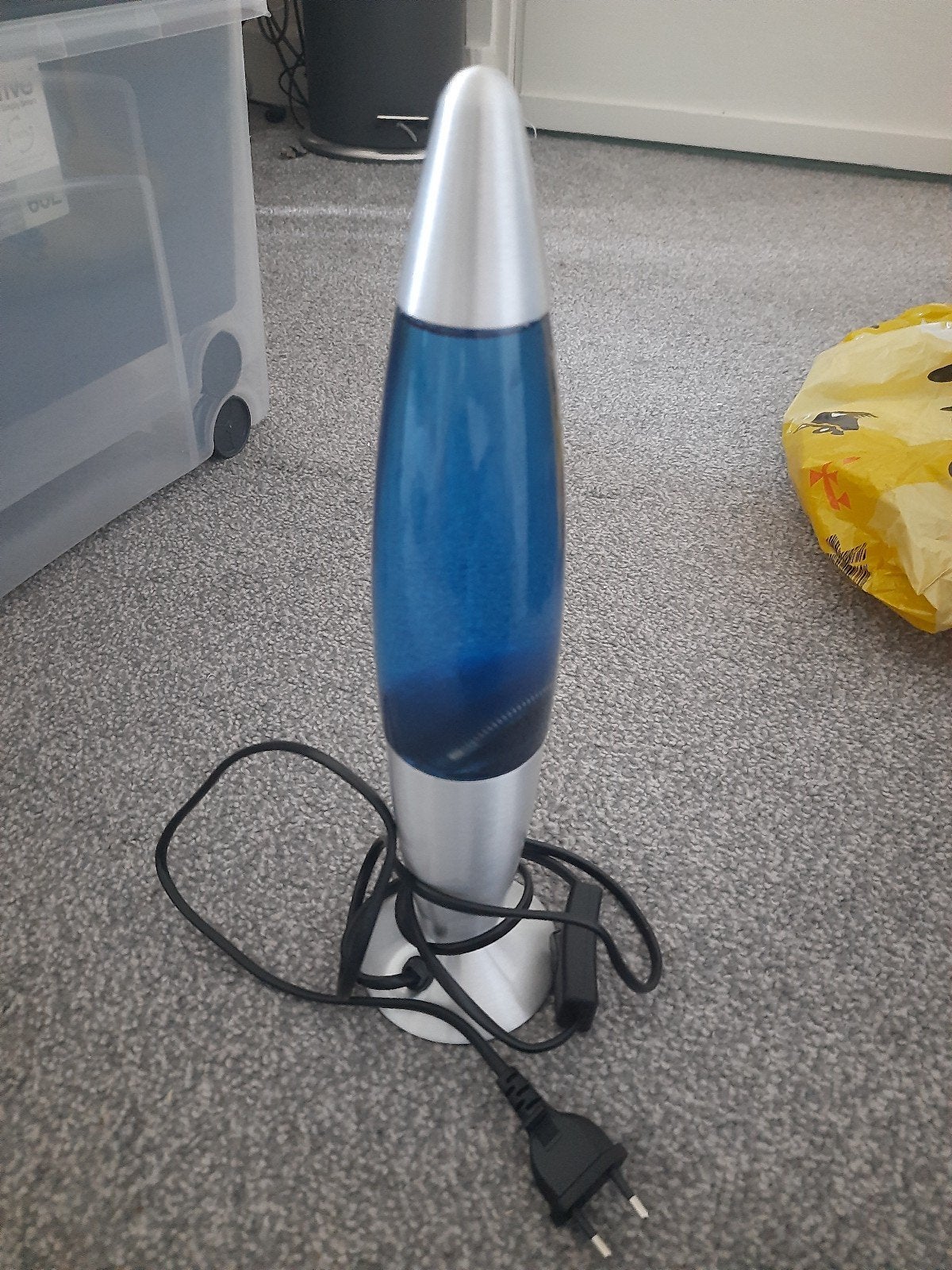 Blauwe lavalamp, Overige merken, Gebruikt, Modern, Ophalen