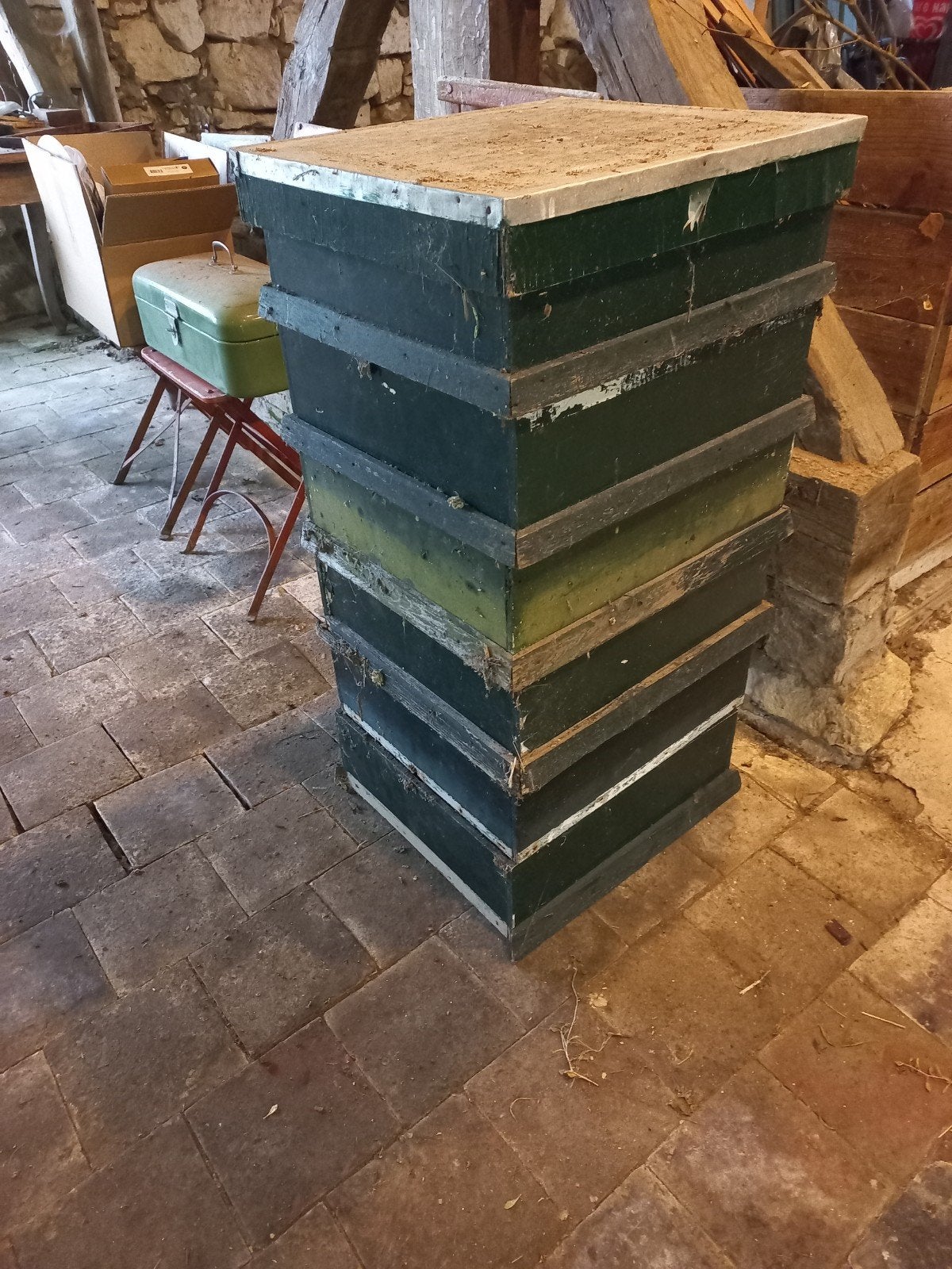 Bijenkasten en raampjes, Ophalen, Gebruikt