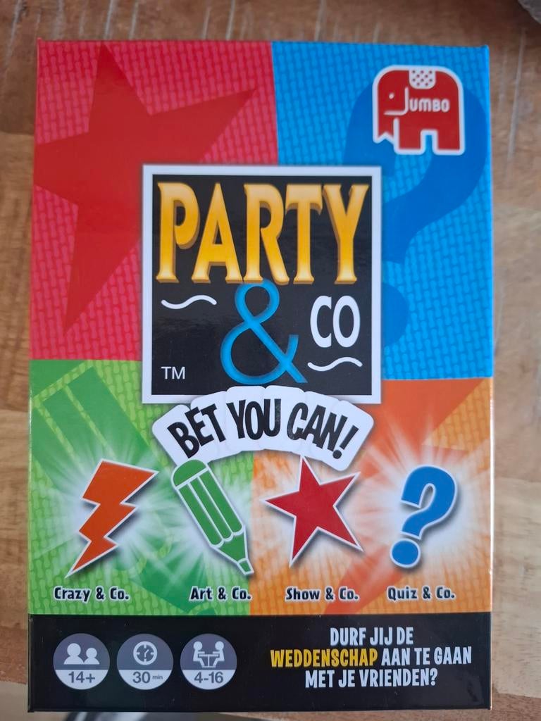 Party & Co Bet You Can! - Nieuw in doos, Vijf spelers of meer, Ophalen of Verzenden, Nieuw, Jumbo