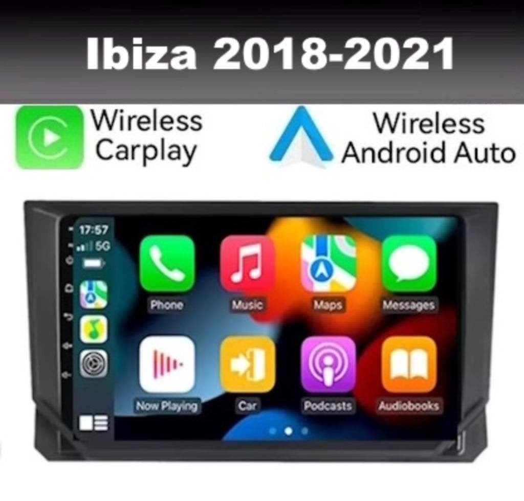 Seat Ibiza MK5 2018 radio navigatie android 15 carplay dab+, Ophalen of Verzenden, Nieuw