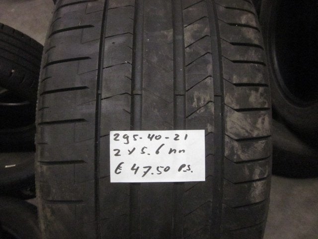 295 40 21 ZR Pirelli P Zero zomerbanden, Gebruikt, 295 mm, Band(en), Personenwagen