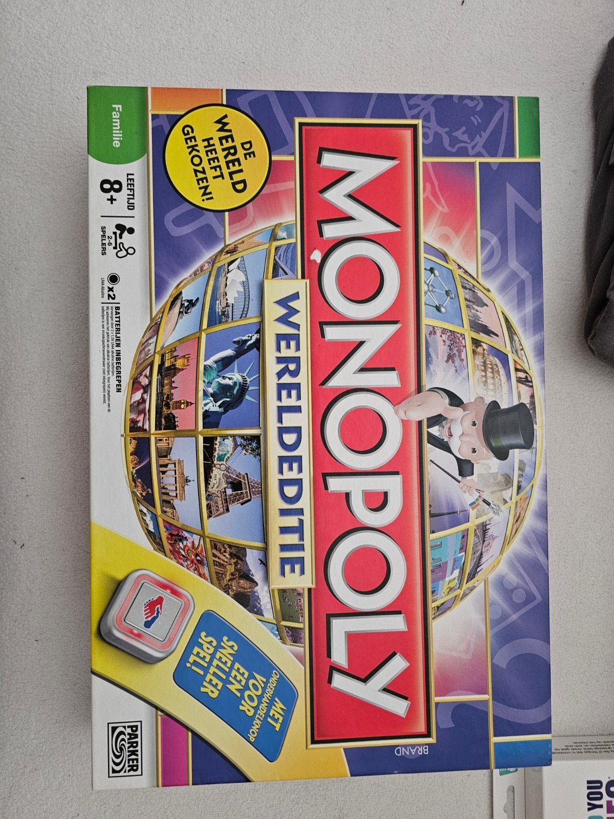 monopoly wereldeditie, Vijf spelers of meer, Ophalen of Verzenden, Nieuw