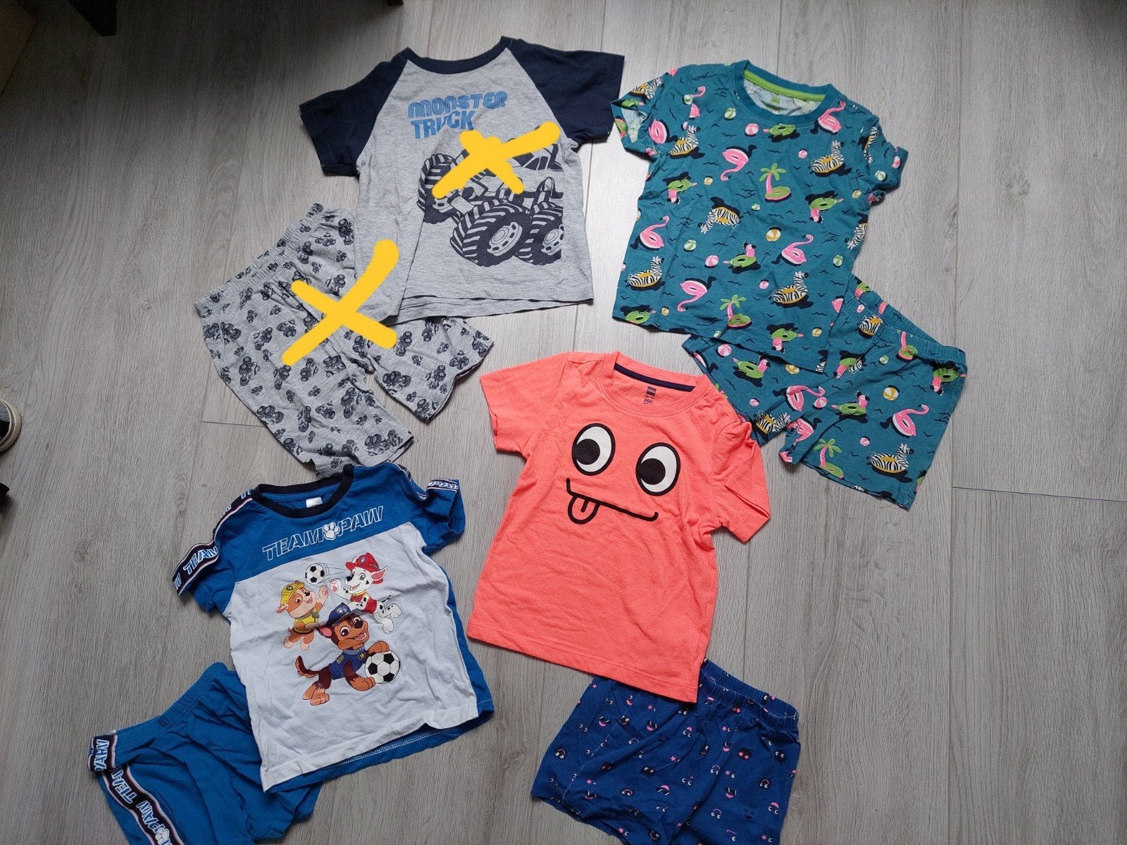 Shortama's maat 98 jongen 98/104 pyjama zomer shortama maat, Ophalen of Verzenden, Zo goed als nieuw, Jongen, Nacht- of Onderkleding