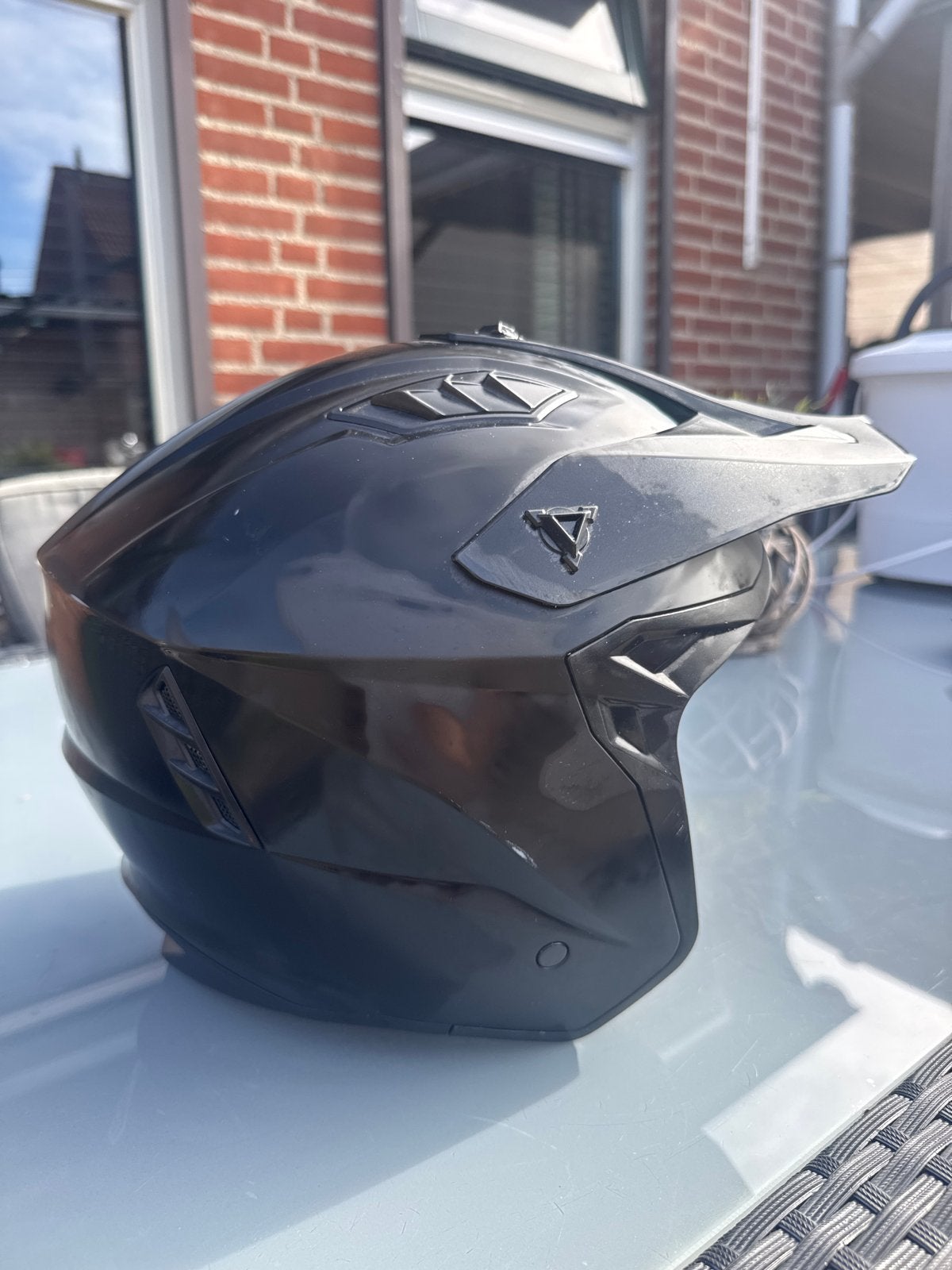Vito Helmets Offroadhelm - Zwart, Overige merken, Ophalen of Verzenden, Tweedehands, Heren