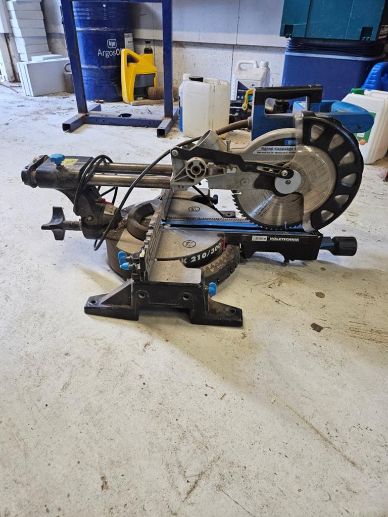 gűde Radiaal Afkortzaag 210/300, Ophalen, Gebruikt, 70 mm of meer, 600 tot 1200 watt