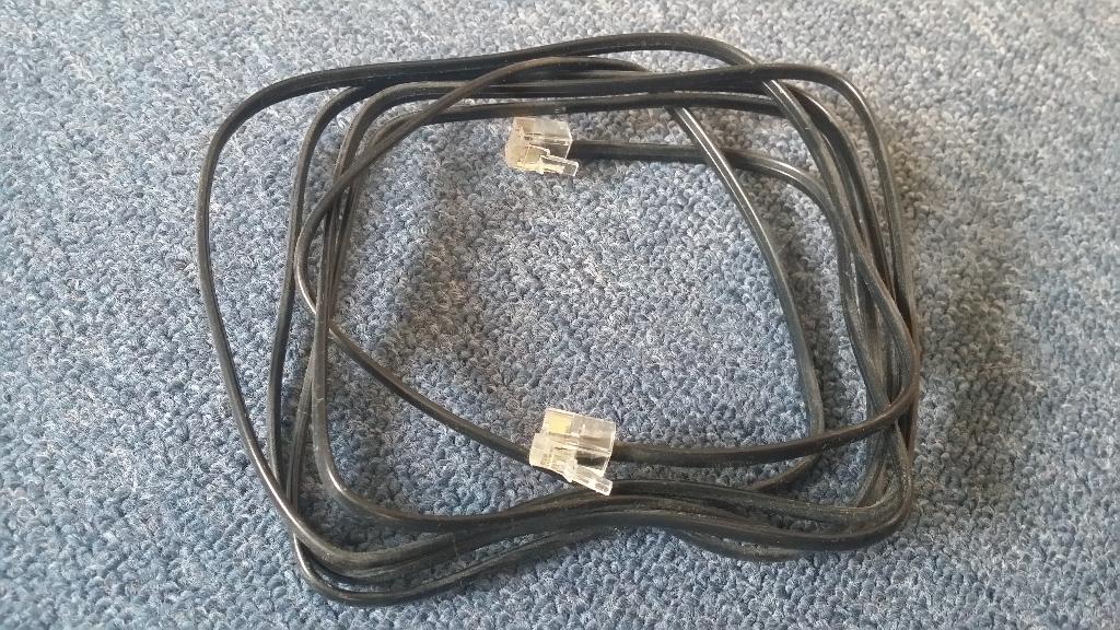 telefoonkabel vaste lijn, Verzenden, Gebruikt