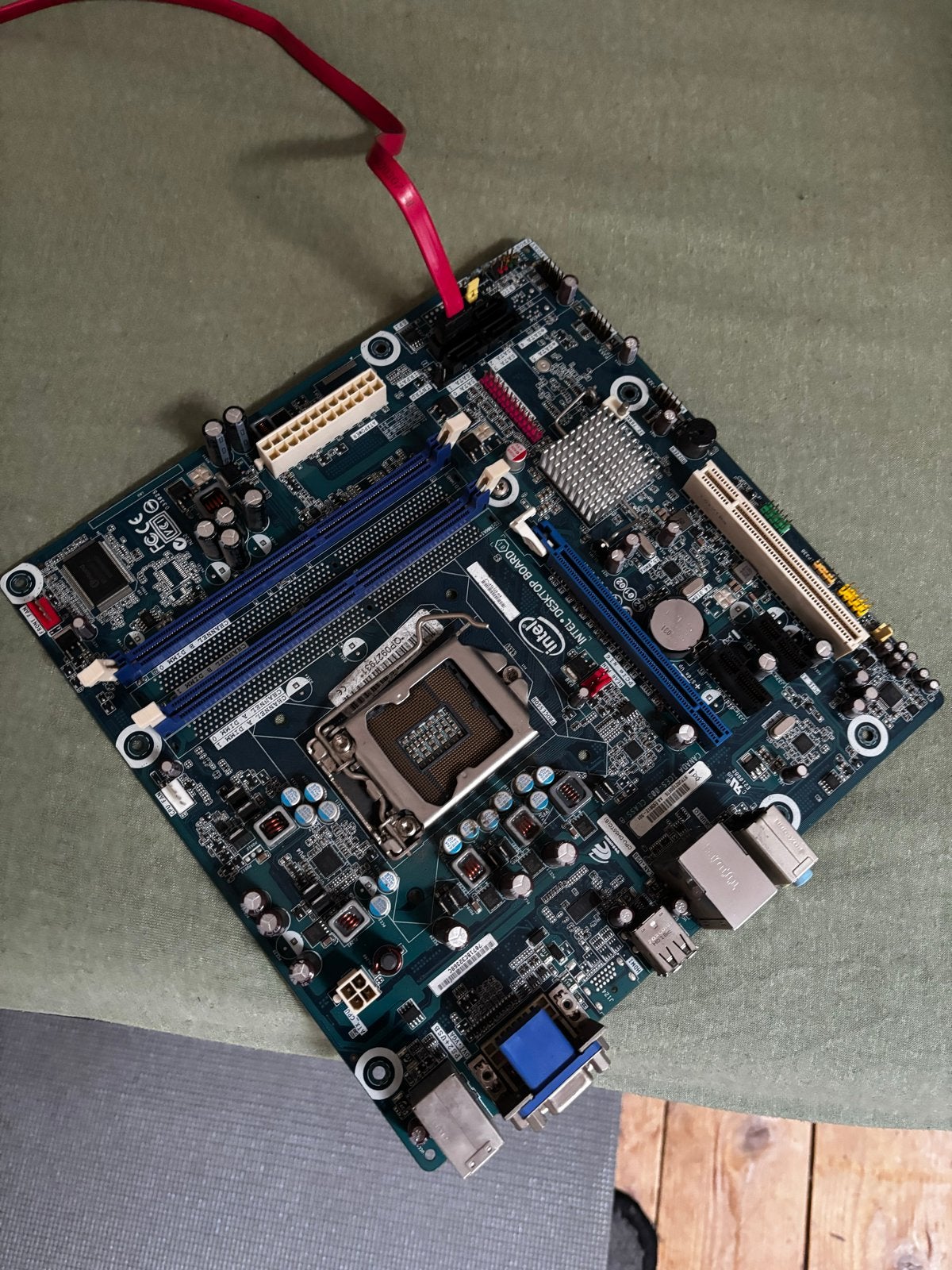 Intel Desktop Moederbord met Socket LGA775, Ophalen of Verzenden, Gebruikt, Intel, DDR2