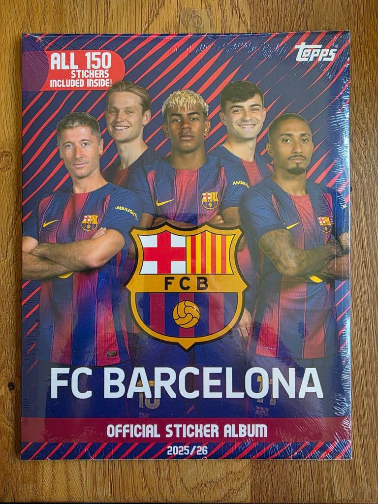 Topps FC Barcelona Officieel Sticker Album 2025/26 Nieuw, Ophalen of Verzenden