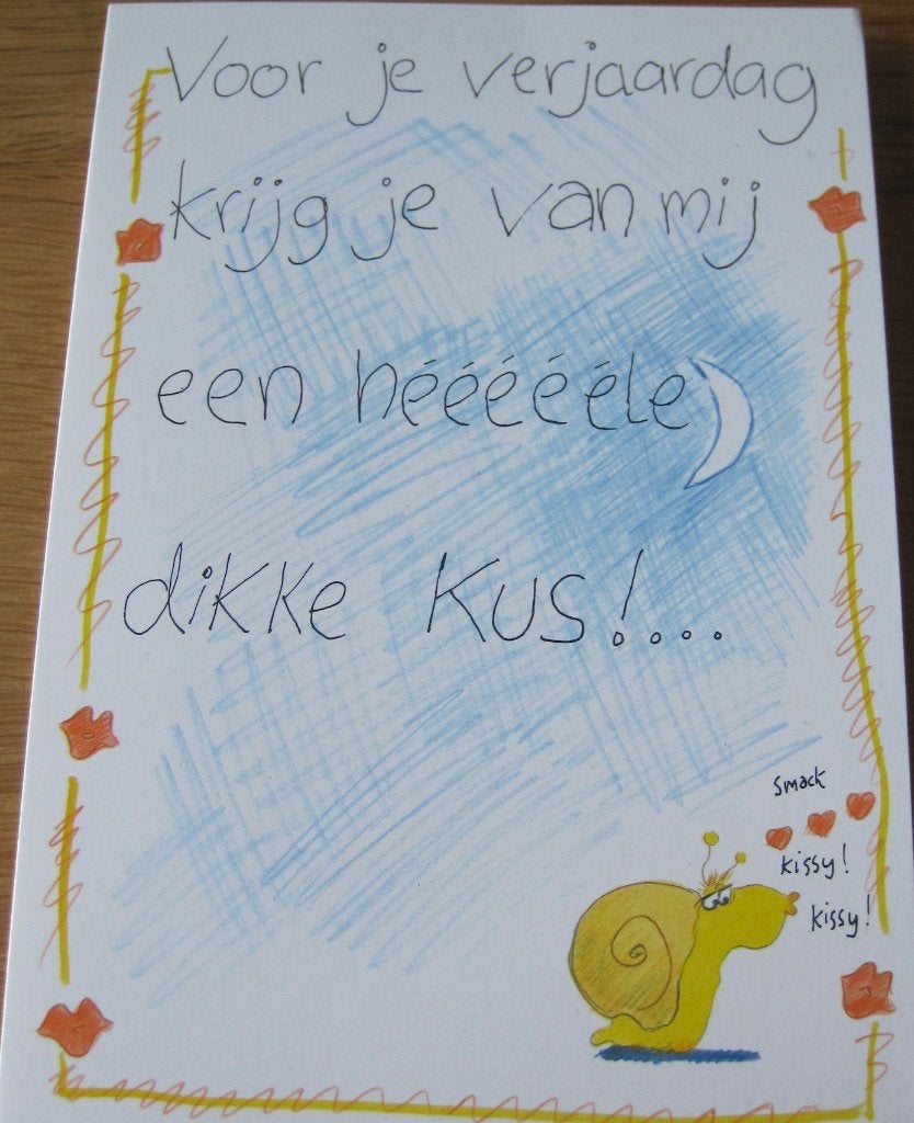 setje van negen dezelfde komische verjaardagskaarten - nieuw, Ophalen of Verzenden, Nieuw