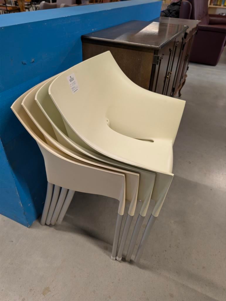 DR. NO stoelen van STARCK voor Kartell, Ophalen, Kunststof, Gebruikt, Vintage - Design