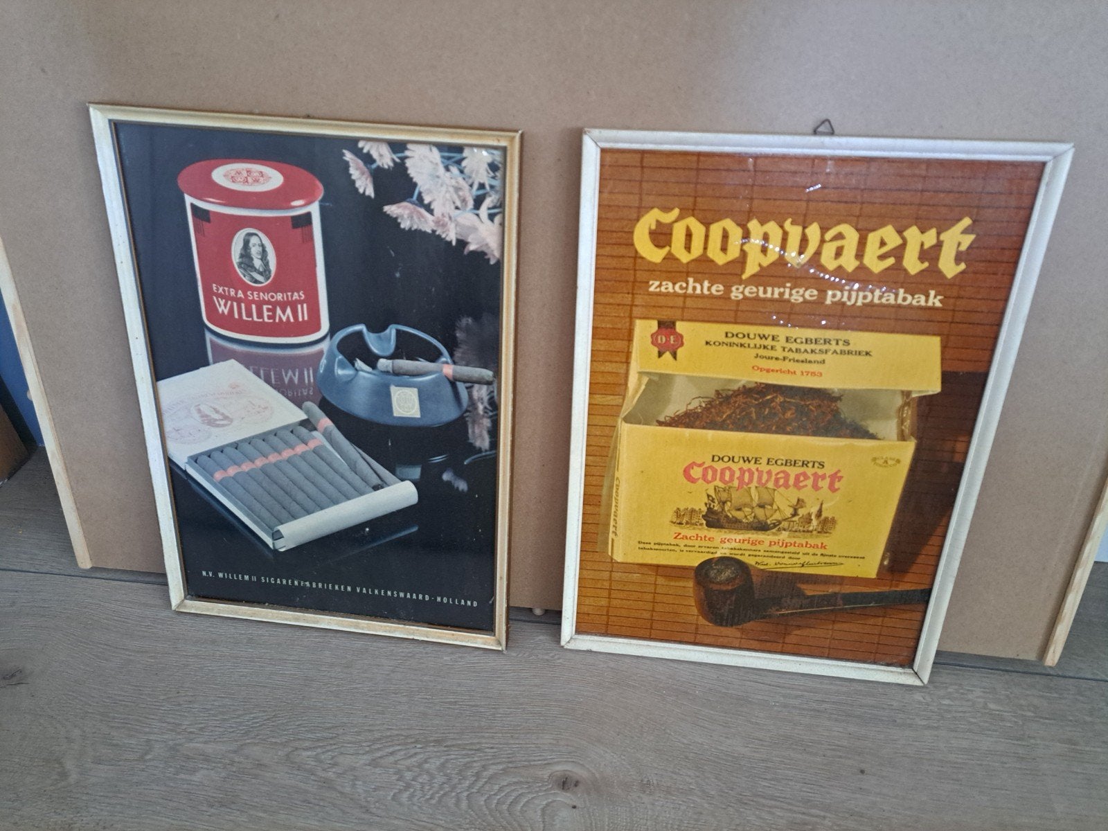 Vintage reclameborden retro/ vintage, Ophalen of Verzenden, Gebruikt, Reclamebord