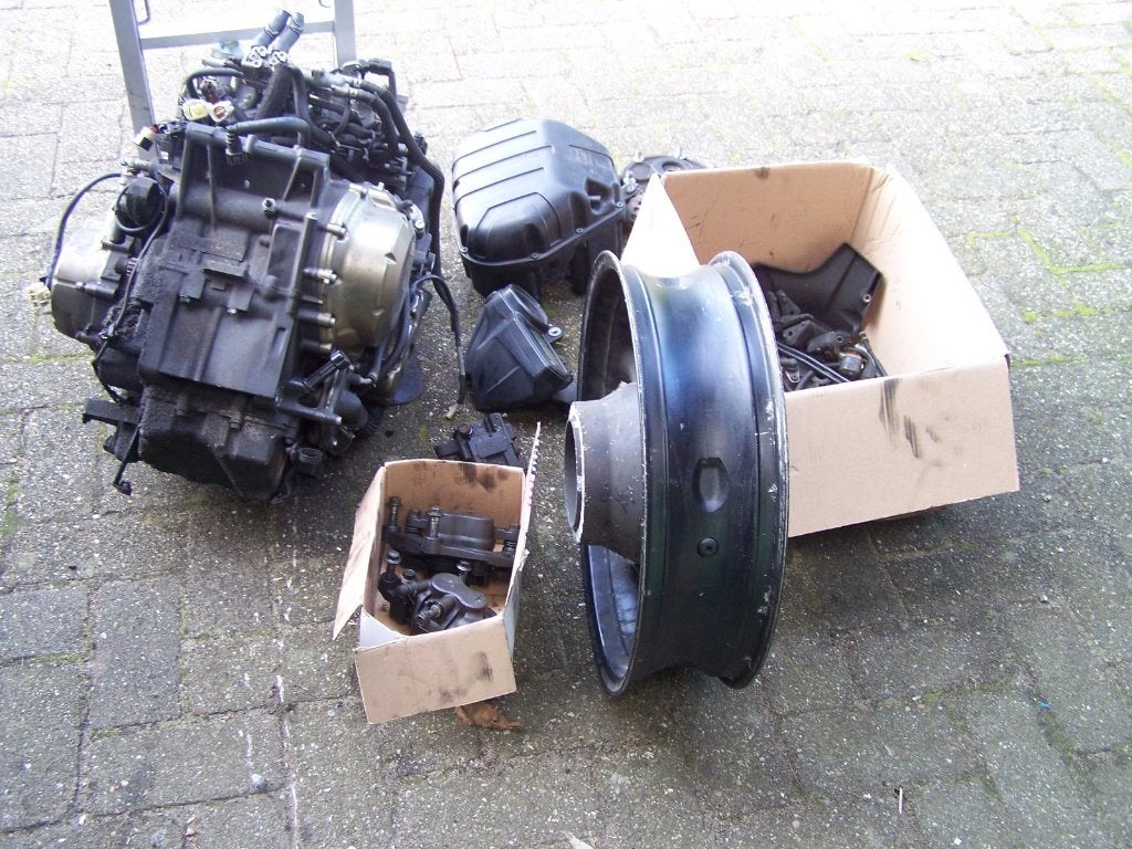 Yamaha XJ6 onderdelen , xj6 blok , achterwiel, Ophalen, Gebruikt