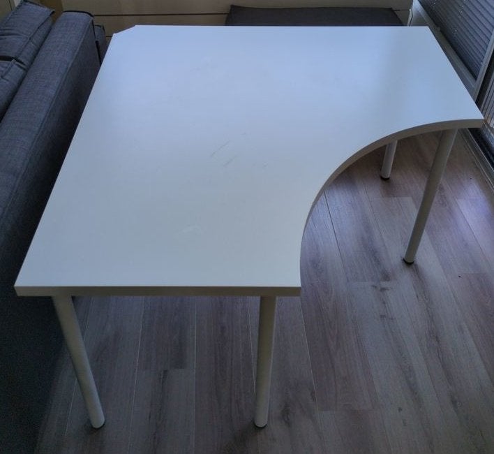 Ikea Linnmon hoekbureau, Ophalen, Gebruikt, 120 cm, 120 cm