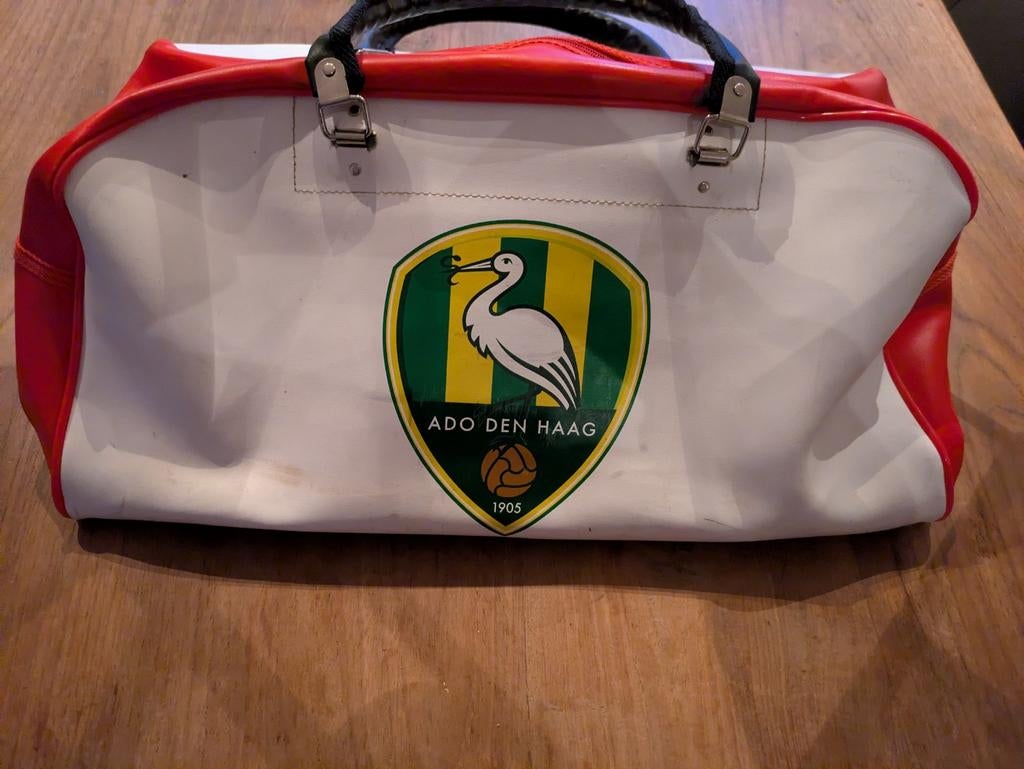 Voetbaltas ADO Den Haag Spelerstas Sporttas Vintage, Maat XL, Ophalen of Verzenden, Zo goed als nieuw, Overige typen