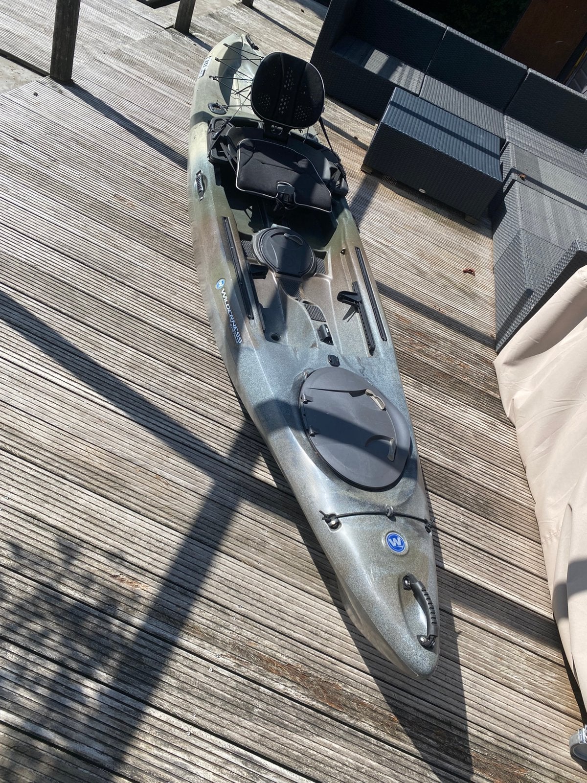 Wilderness Systems Ride 135 Sit on Top Kayak, Watersport en Boten, Kajaks, Ophalen, Zo goed als nieuw, 1-persoons