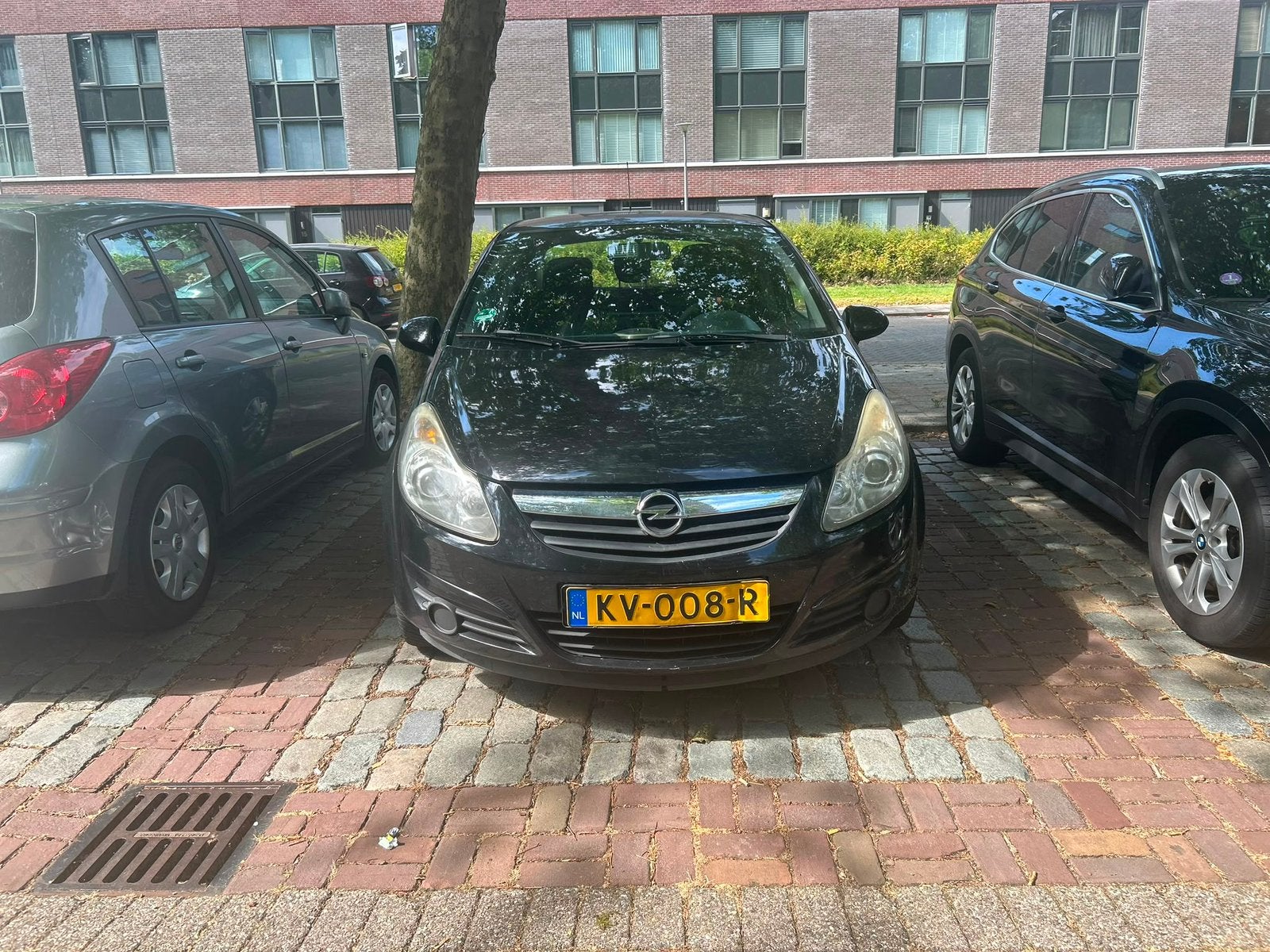 Opel Corsa 1.2 16V 5D 2008 Zwart, Auto's, Opel, Bedrijf, Corsa, Achteruitrijcamera, Apple Carplay, Bluetooth, Cruise Control, Elektrische ramen