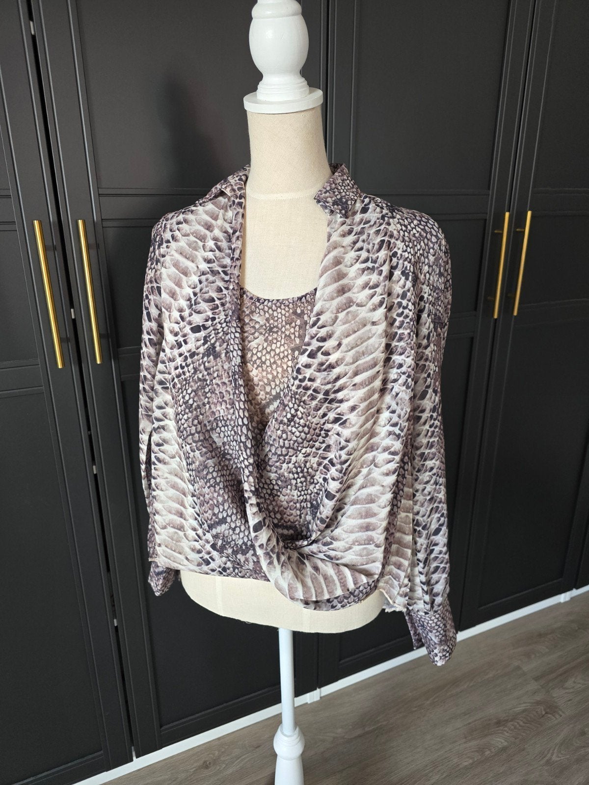 Mooie josh V blouse in maat S 36 - snake print, Ophalen of Verzenden, Zo goed als nieuw, Maat 36 (S), Josh V