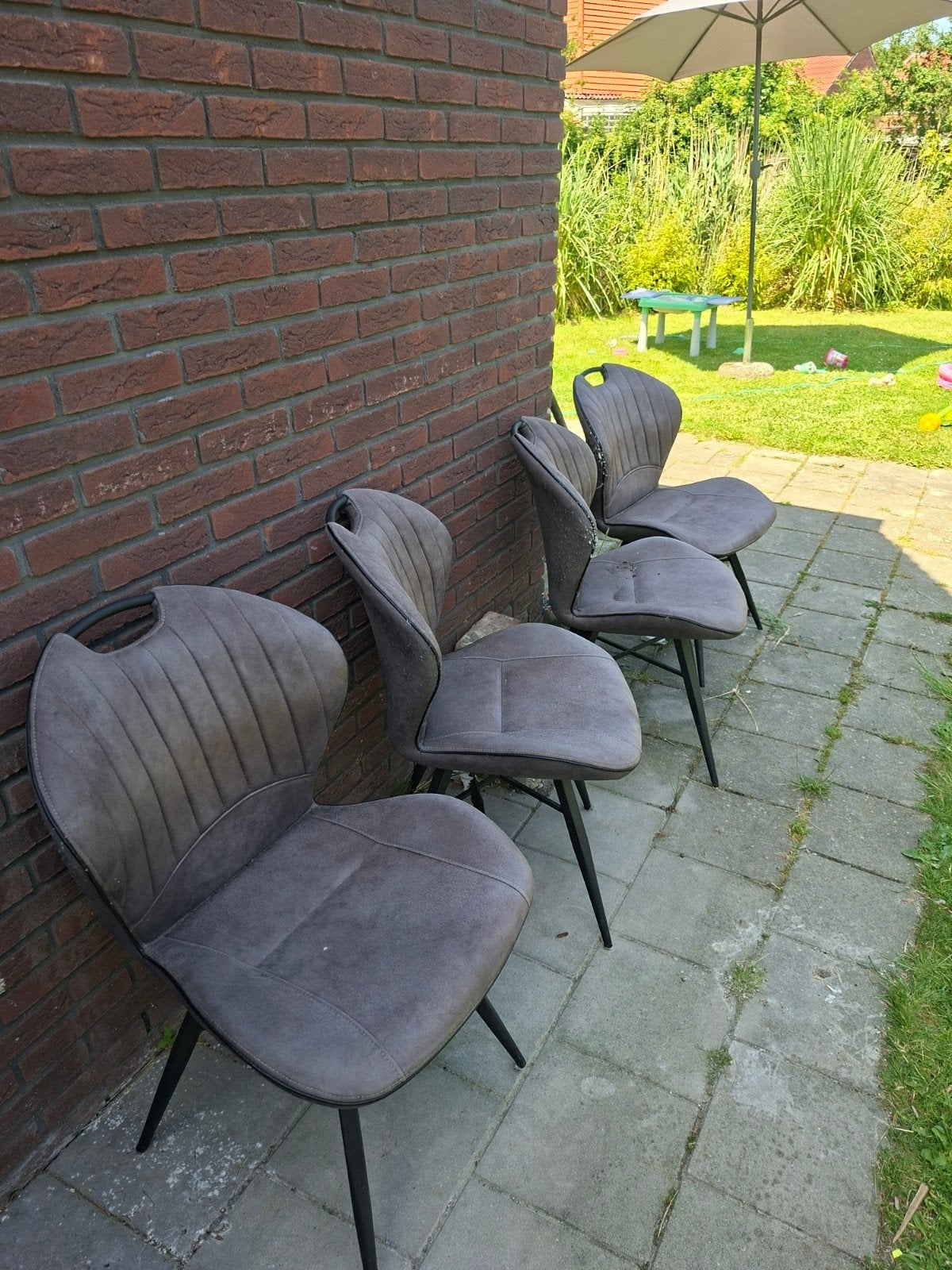 4 eetstoelen gratis ophalen, Huis en Inrichting, Ophalen of Verzenden