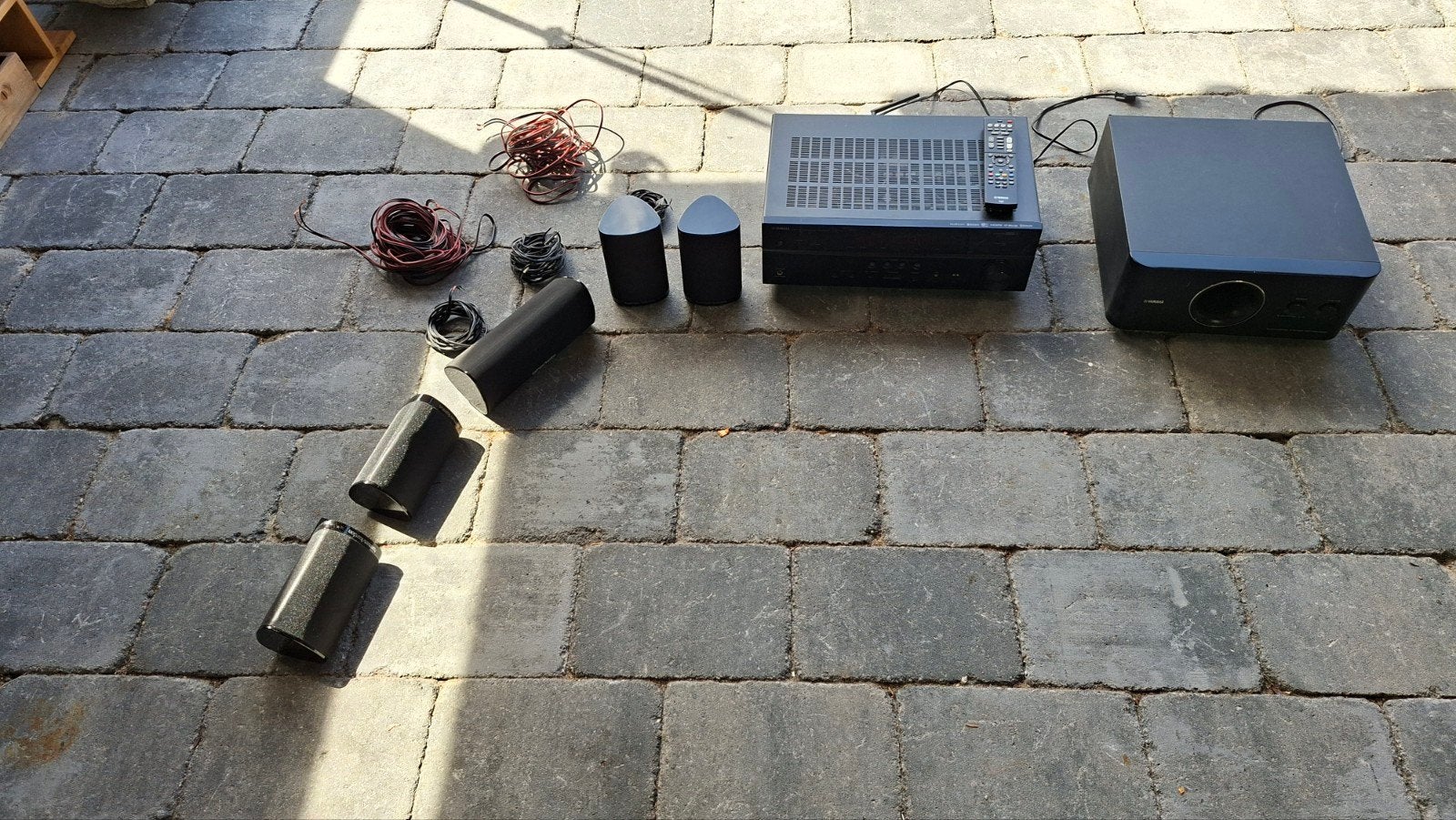 Yamaha RX-V479 Receiver, Subwoofer, Harman Kardon Speakers, Ophalen, Gebruikt, Yamaha