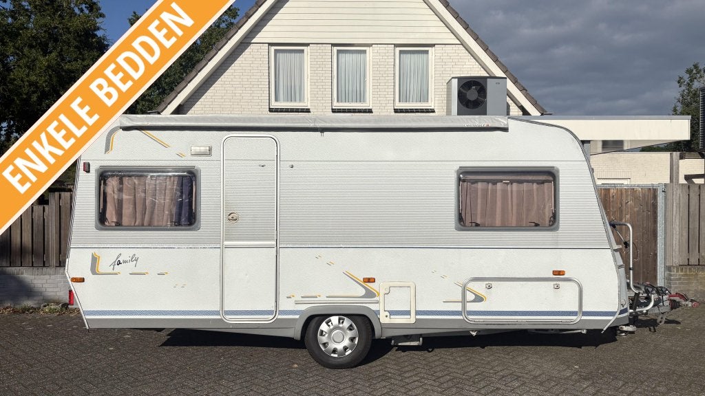 Dethleffs Family 480 V Luifel-Enkele bedden, Caravans en Kamperen, Rondzit, Bedrijf, Dethleffs, Overige typen