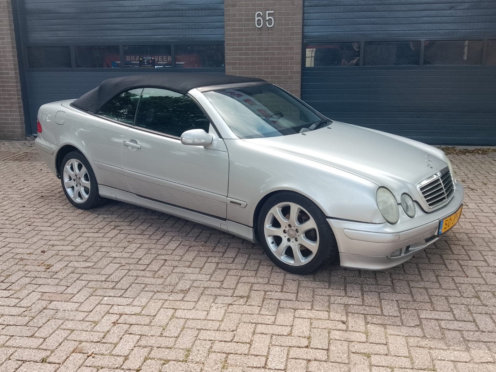Mercedes Clk200 Cabrio Sport 2000 Grijs rijbare opknapper, 1998 cc, 136 pk, 4 cilinders, Cabriolet