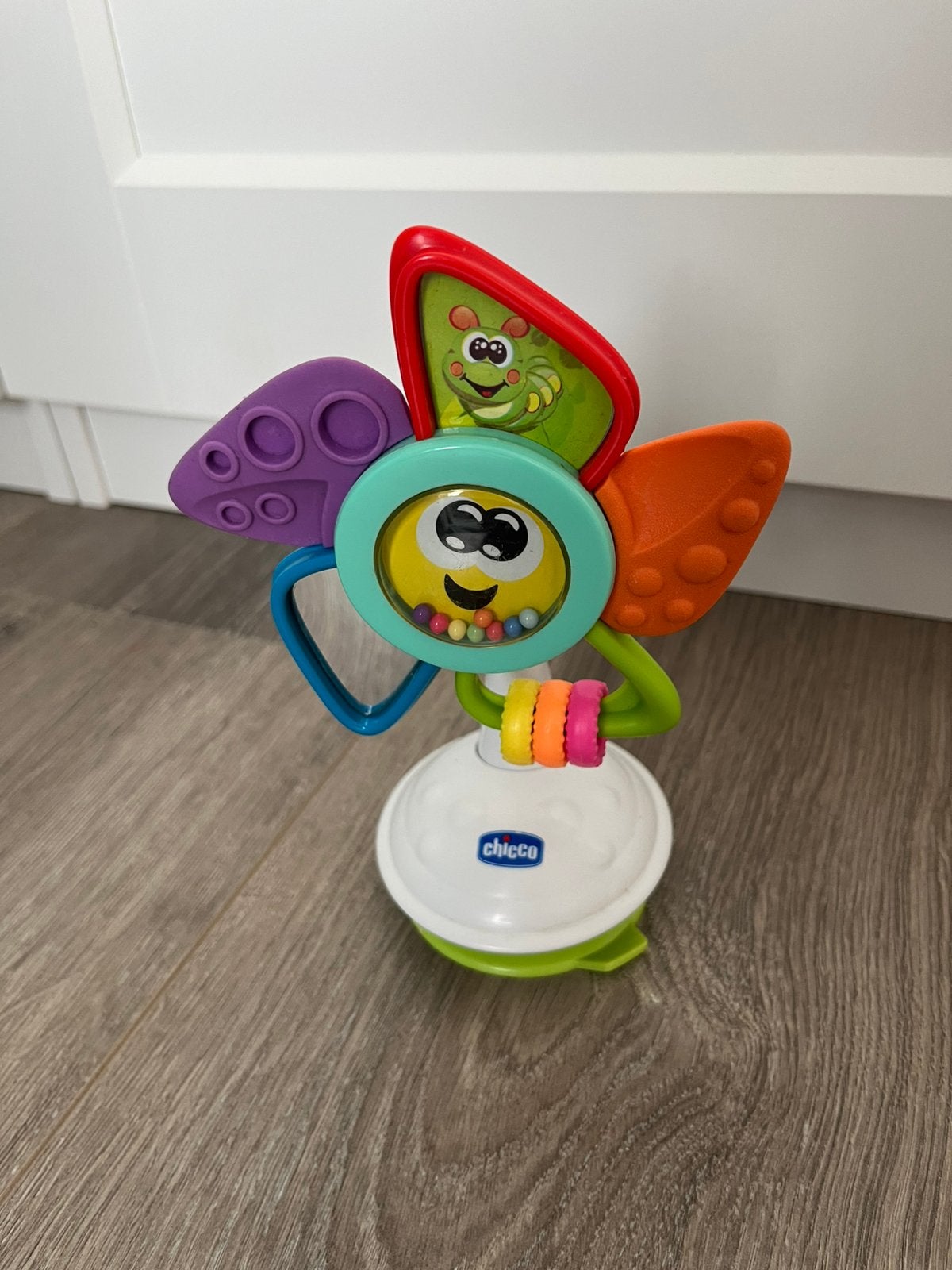 Leuke rammelaar met zuignap voor tafel Chicco Windmolen, Ophalen, Rammelaar, Met geluid
