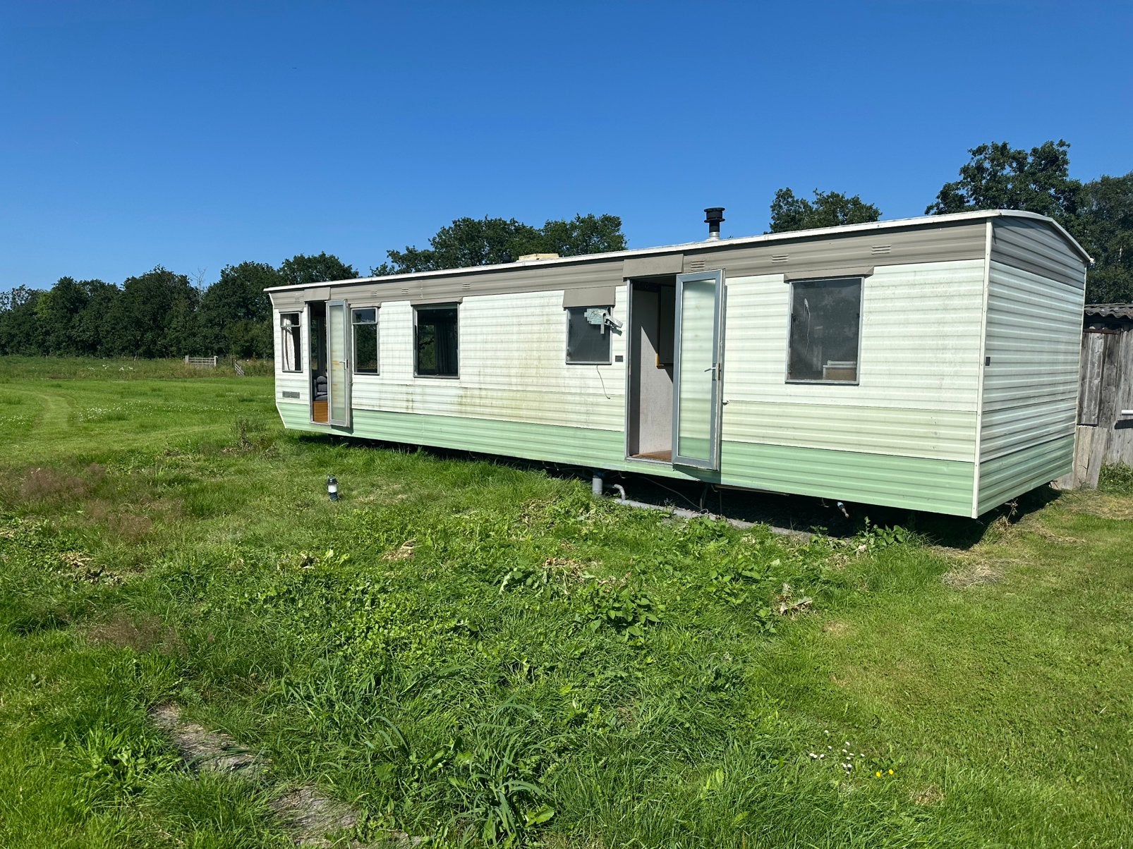 Stacaravan 3,60 x 11 meter, Caravans en Kamperen, Tot en met 2