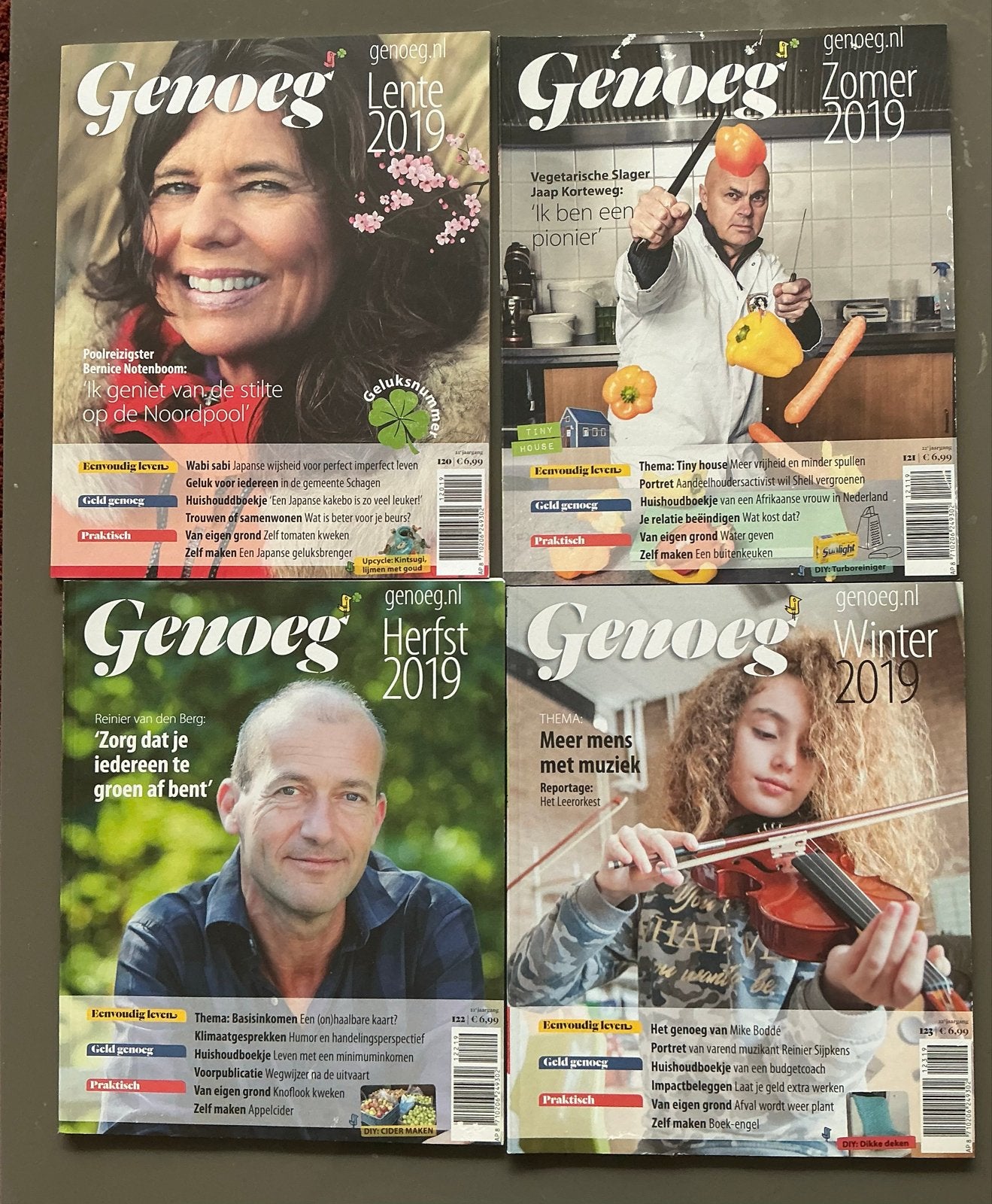 Genoeg Magazine Jaargang 2019 - Complete Set (4 nummers), Boeken, Tijdschriften en Kranten, Ophalen of Verzenden, Gelezen, Overige typen