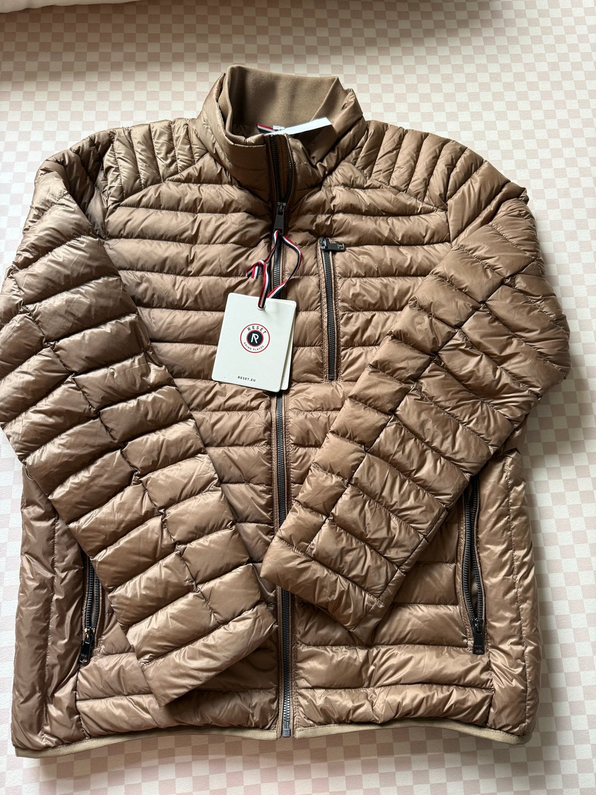 RESET HEREN Jas - Nieuw met label - Maat XL, Ophalen of Verzenden, Nieuw, Maat 52/54 (L), Bruin