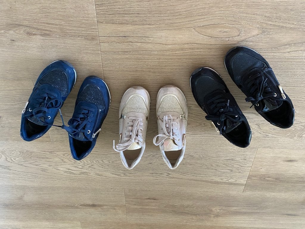 Te koop: 3 paar sneakers, merk Marco Tozzi, maat 38, Ophalen, Blauw, Marco Tozzi, Sneakers of Gympen
