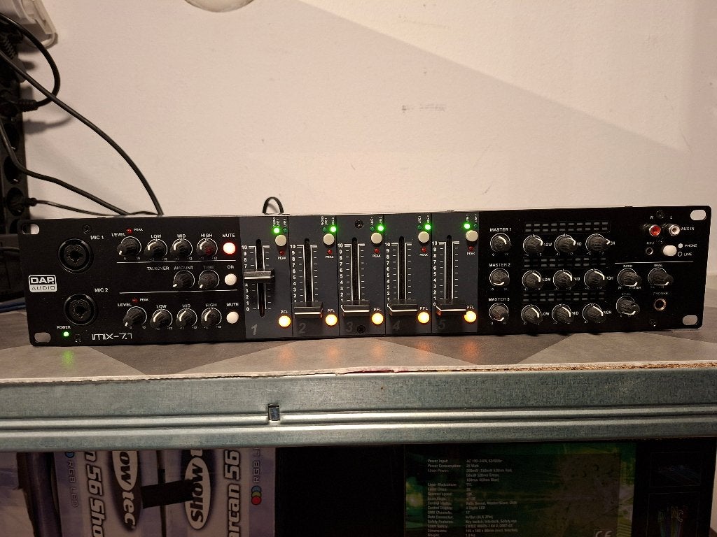 ≥ DAP IMIX-7.1 19 inch zonemixer (m2407402736) — Mengpanelen
