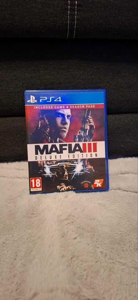 Mafia III Deluxe Edition PS4 - Inclusief Season Pass, Spelcomputers en Games, Games | Sony PlayStation 4, Zo goed als nieuw, Avontuur en Actie